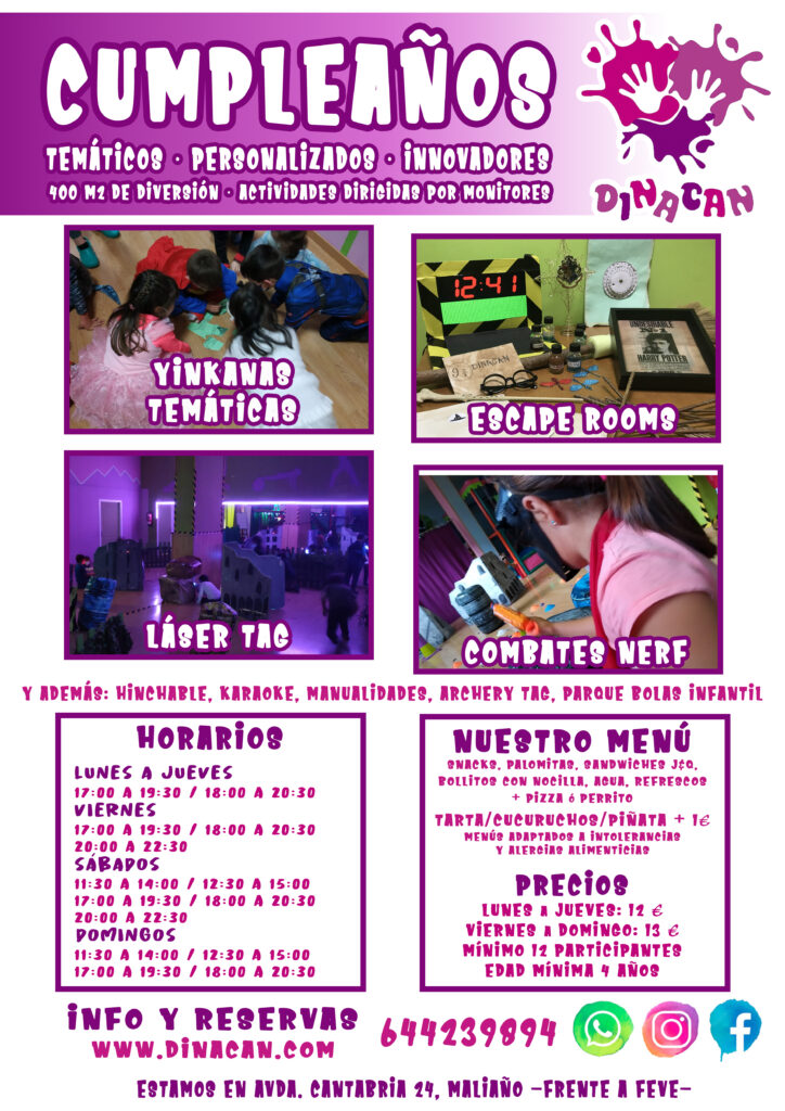 CUMPLEAÑOS – DINACAN especiales cantabria CUMPLEAÑOS – DINACAN